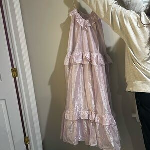 stella nova purple puff dress